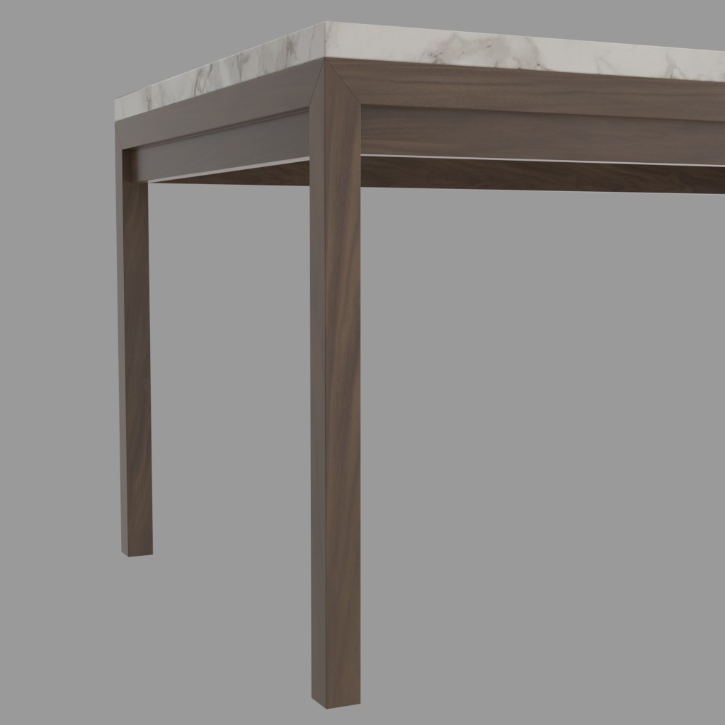 Marble Top Dining Table ( L150xW100xH75cm ) preview image 2